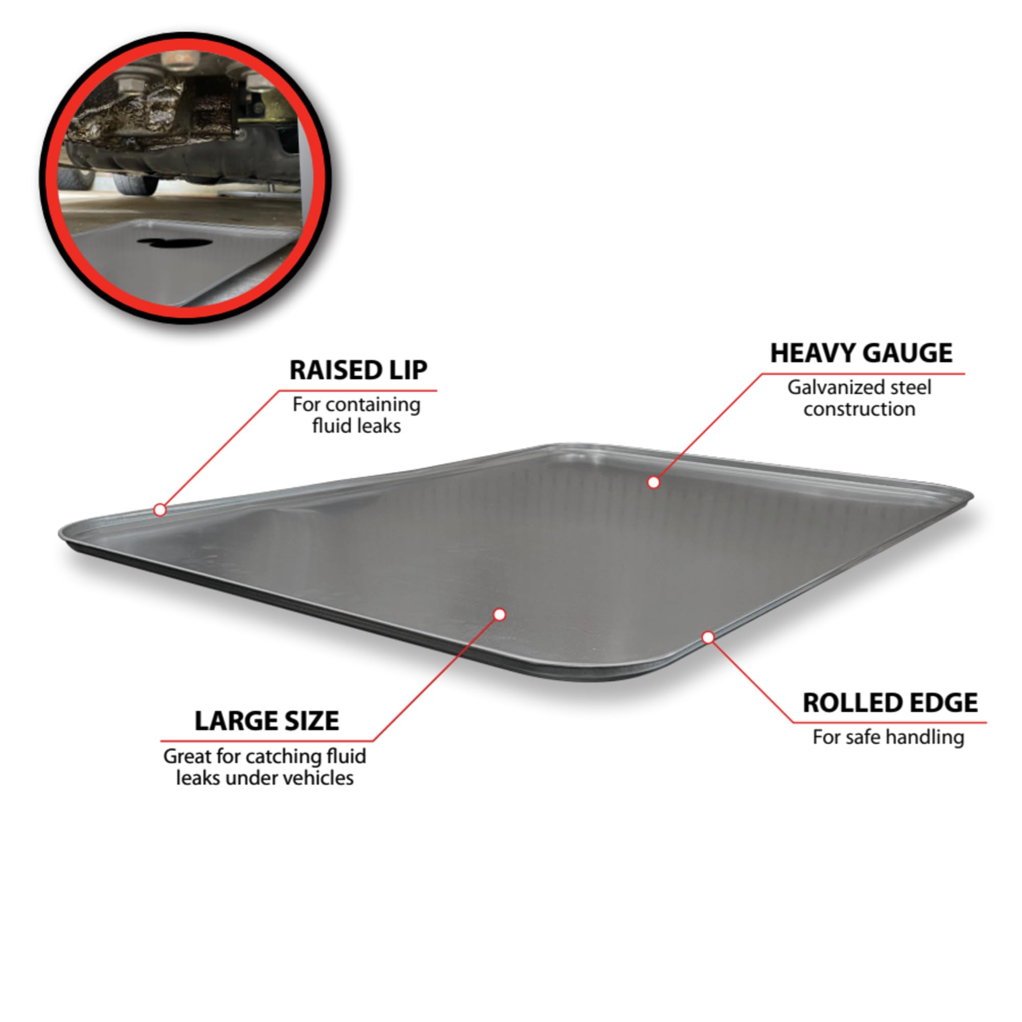 Performance Tool W4048 galvanized texture close-up for corrosion resistance