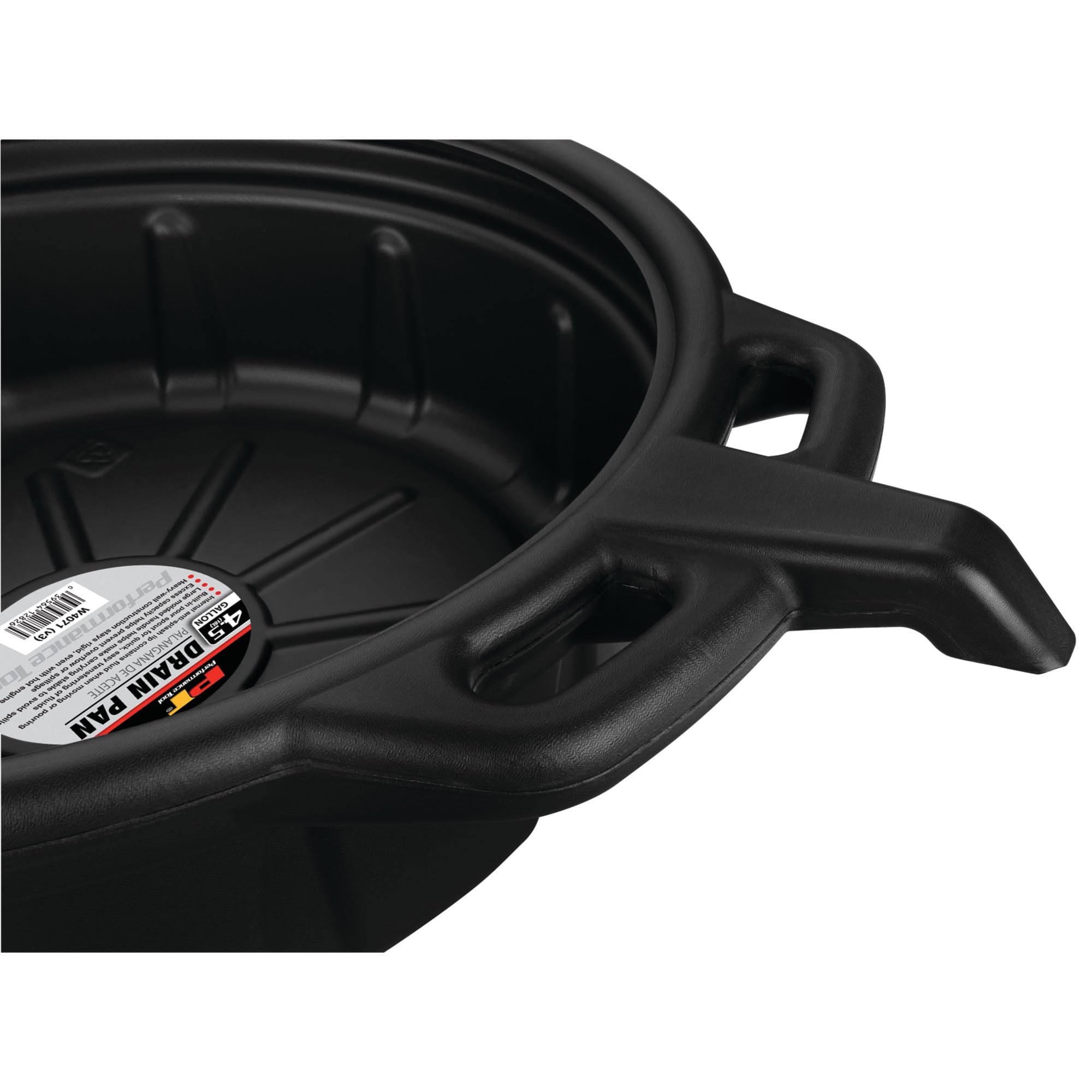 Performance Tool W4071 pour spout and molded handle for controlled transfer and secure grip