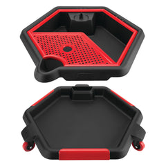 Performance Tool W4074 oil filter drain post detail enabling controlled fluid release