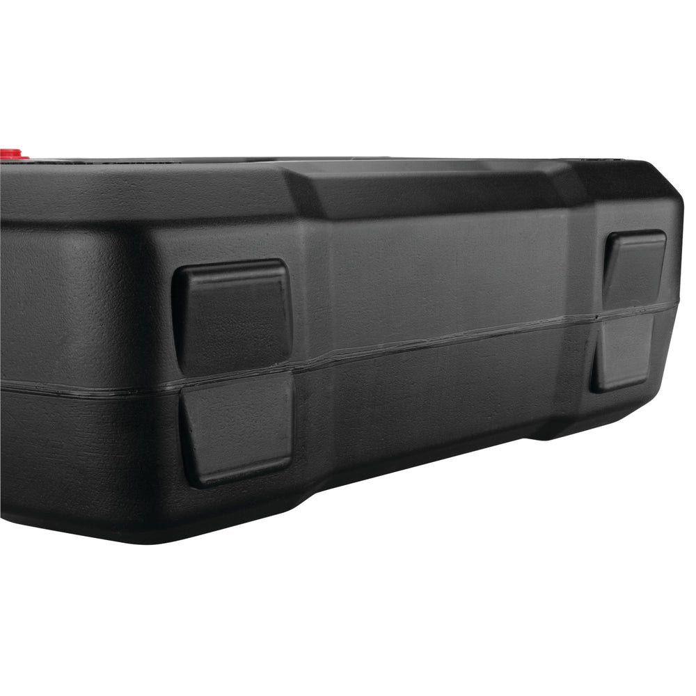 Performance Tool reinforced side wall detail showing rigidity when draining hot oil