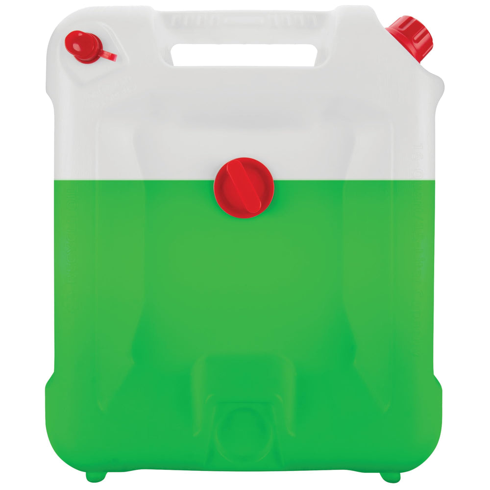 Performance Tool W4080 next to a quart bottle showing capacity and carry handle