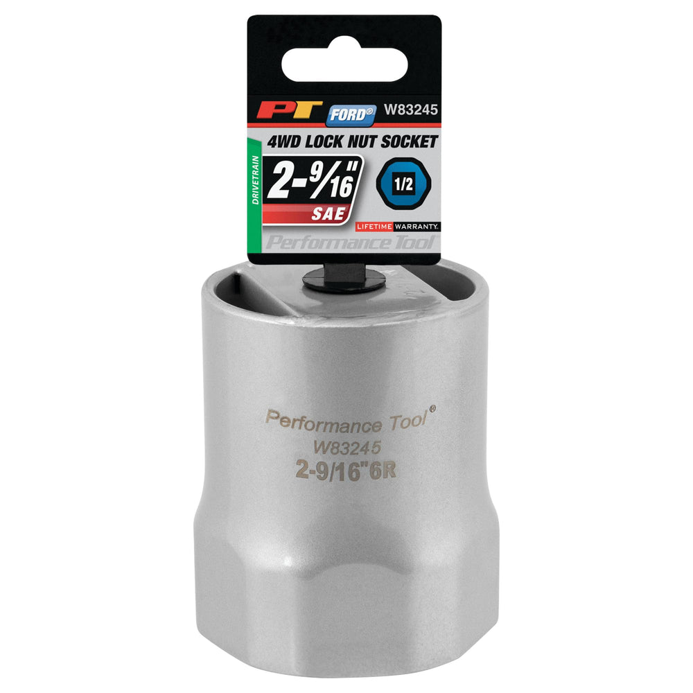 Performance Tool W83245 beside 1/2" ratchet to show size and torque advantage
