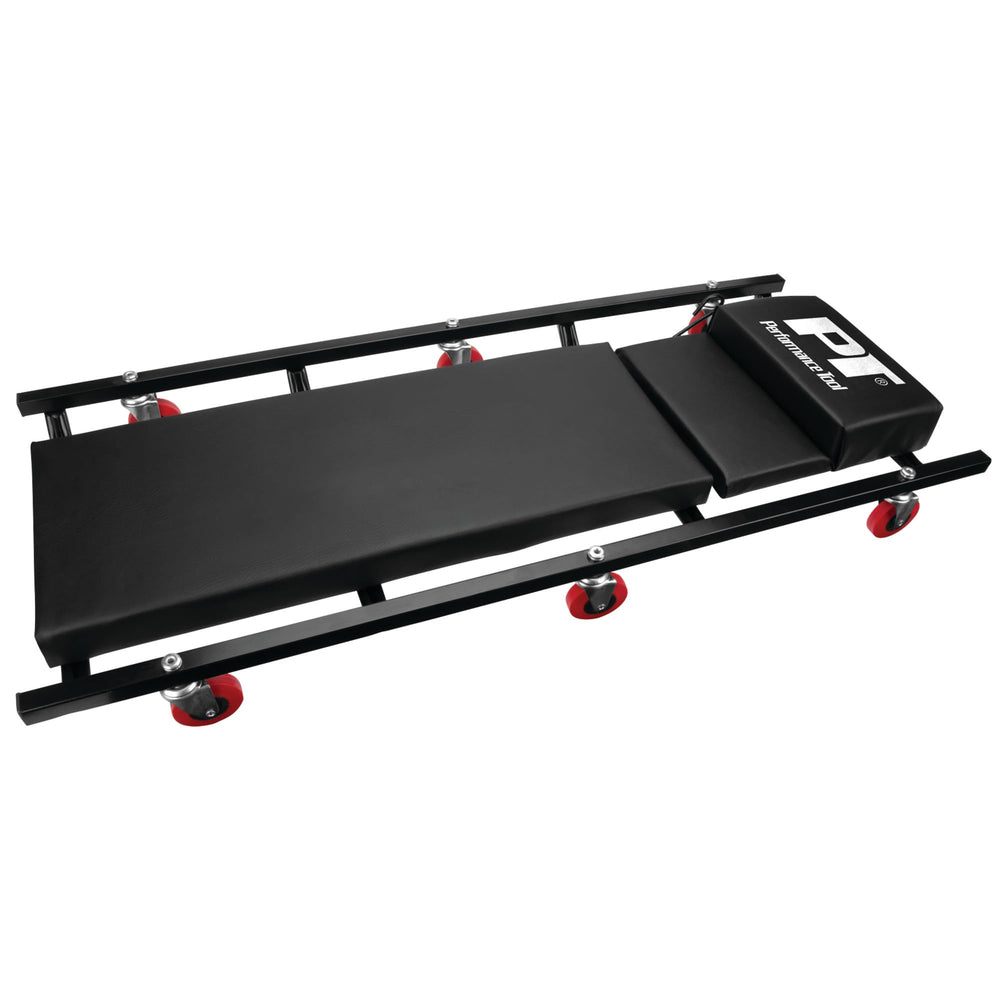 Performance Tool six shielded swivel casters detail, smooth 360-degree mobility benefit