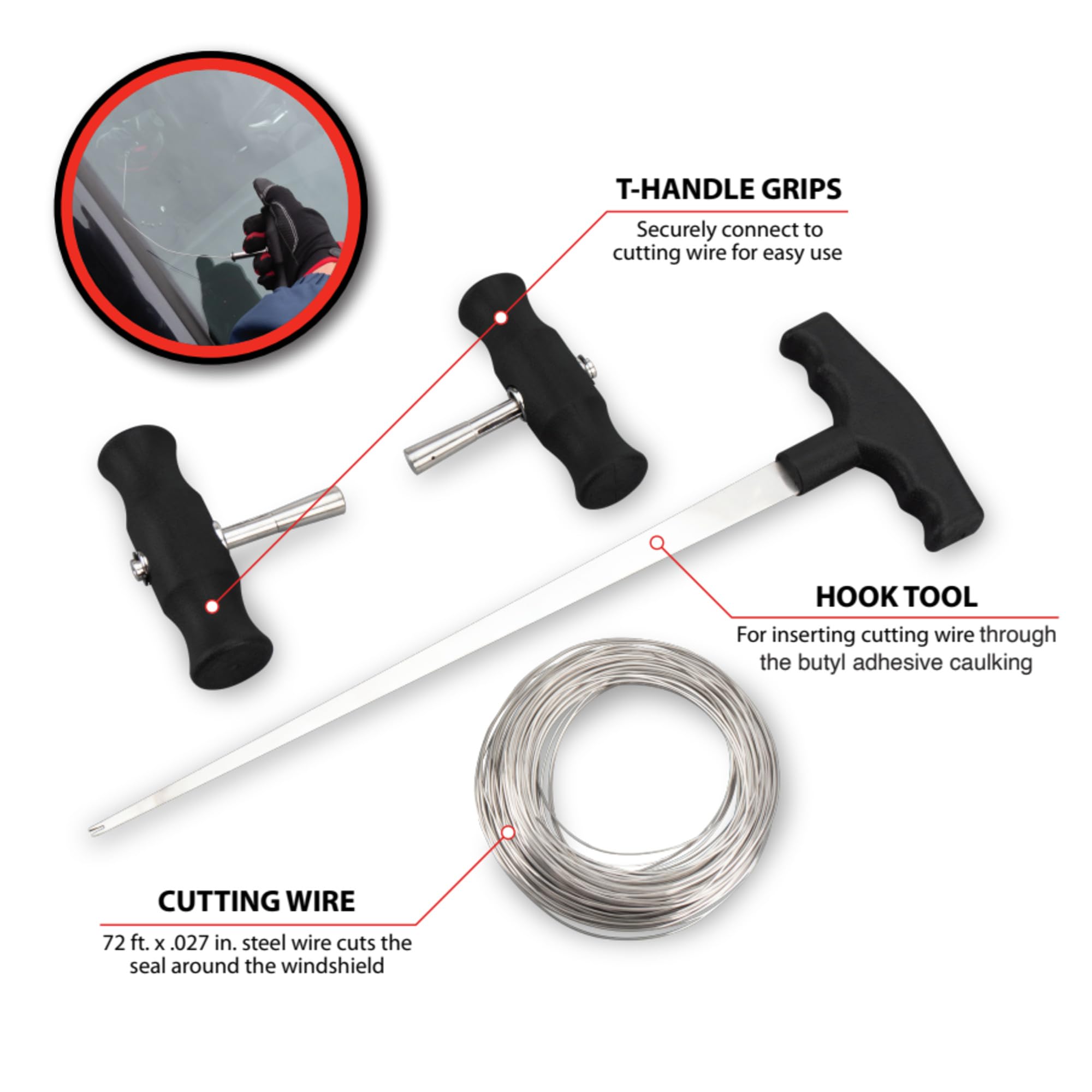 Performance Tool braided steel wire close-up highlighting durability for long cutting jobs