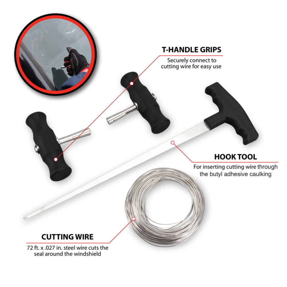 Performance Tool braided steel wire close-up highlighting durability for long cutting jobs