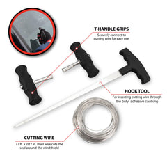 Performance Tool braided steel wire close-up highlighting durability for long cutting jobs