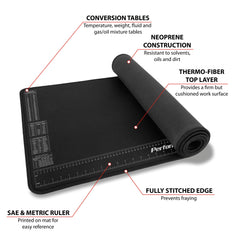 Performance Tool top detail with ruler and metrics, offers quick measurements