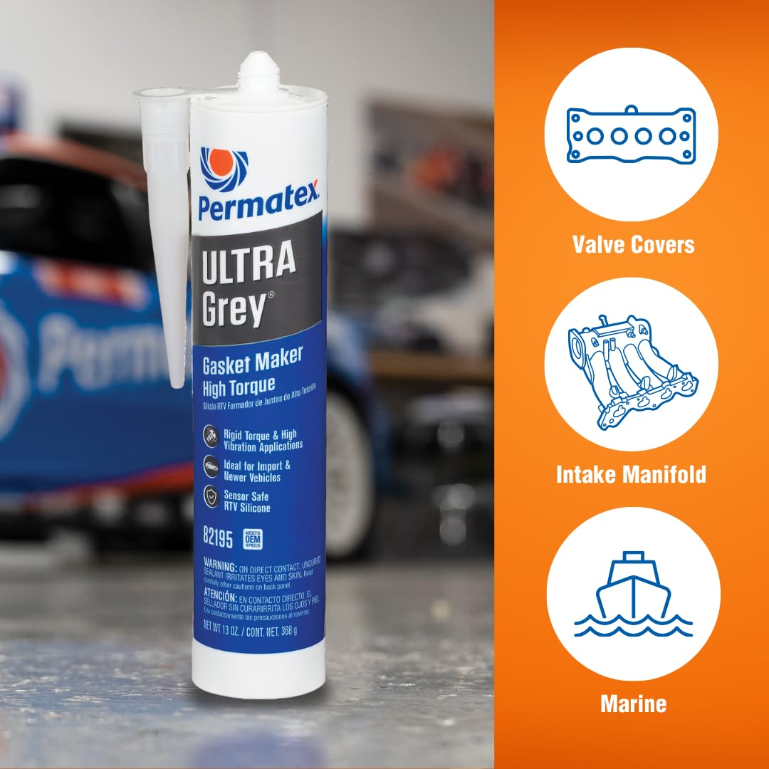 Permatex applied to valve cover demonstrating reliable gasket formation
