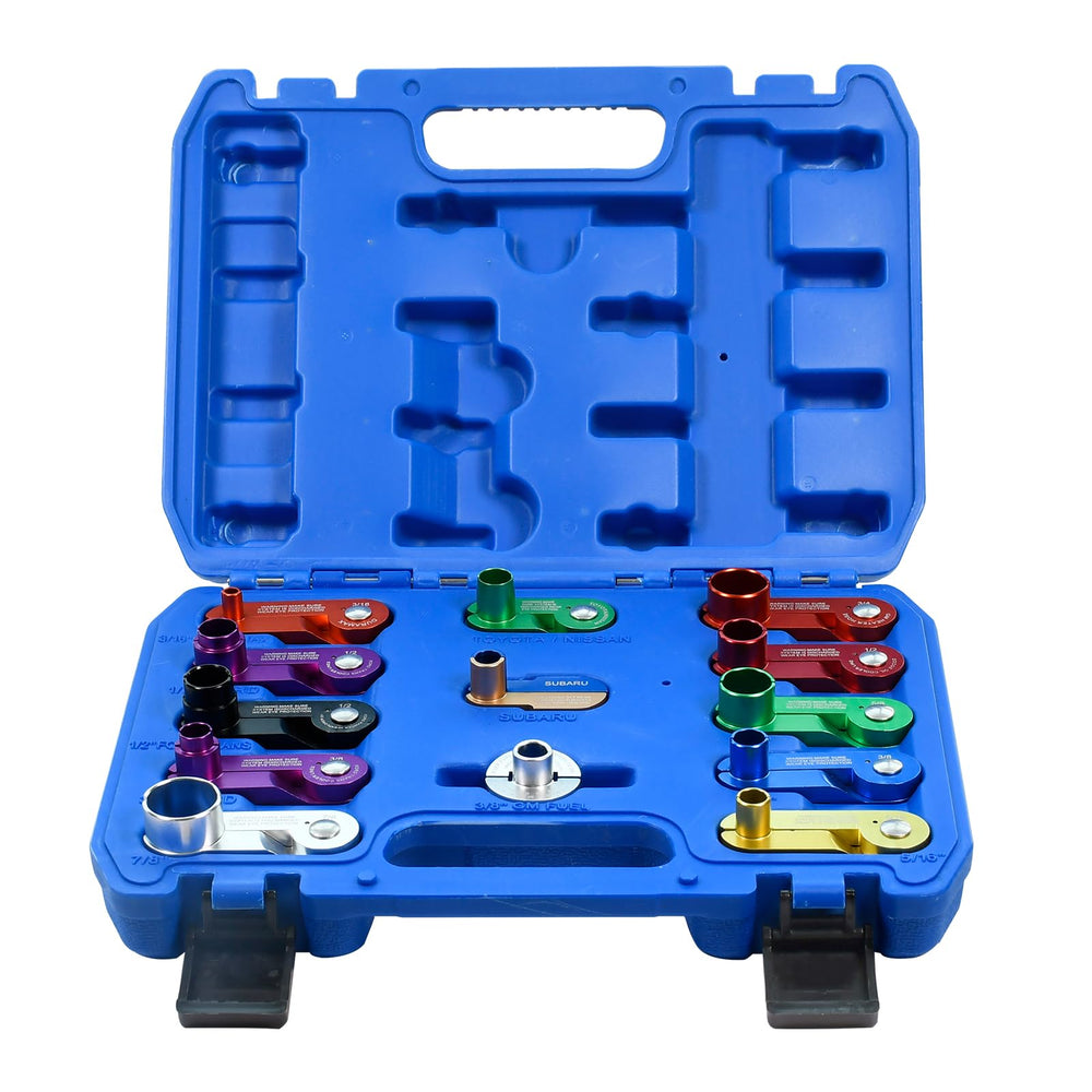 PESIKO front view of open case showing organized tools and labels for quick selection