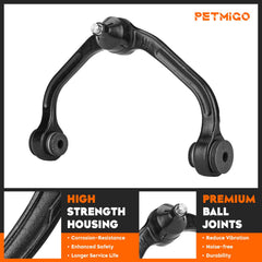PetMigo ball joint assembly detail with grease cap reducing maintenance