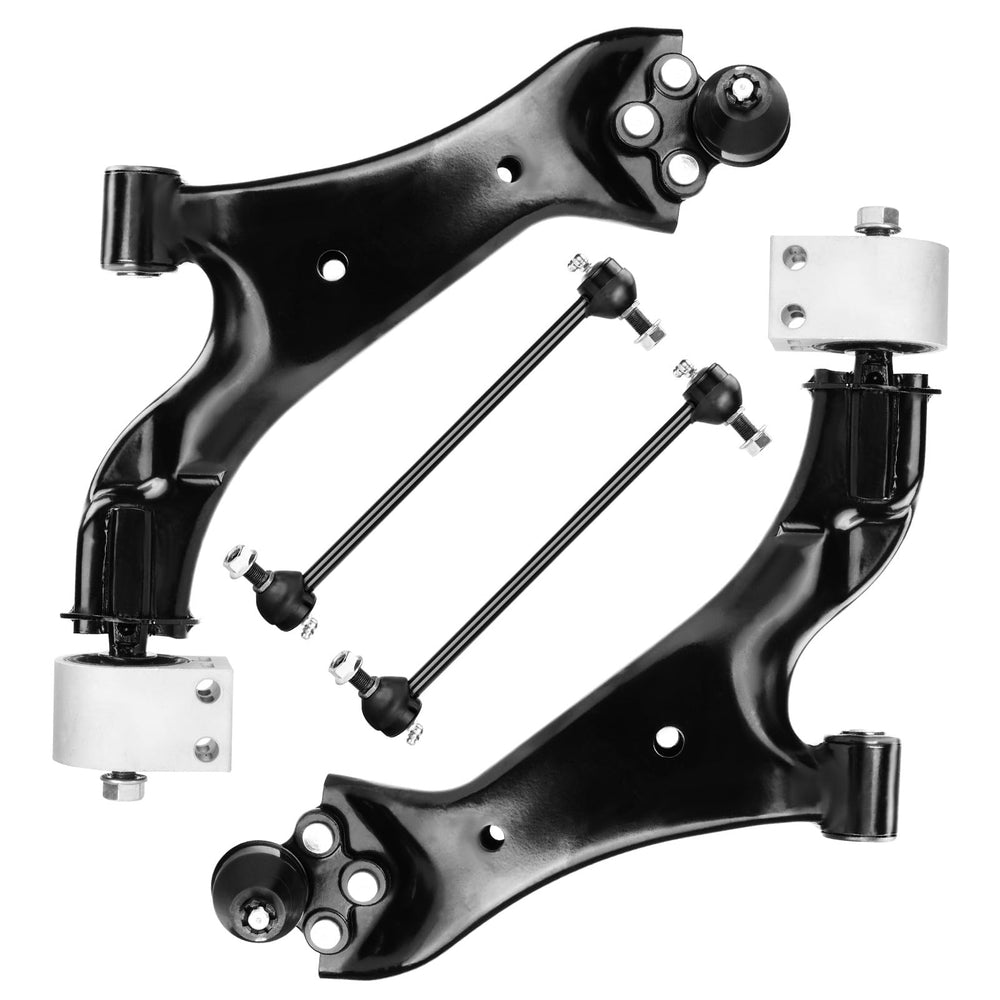 PetMigo front control arms packaging showing complete 4-piece kit and benefit of full replacement