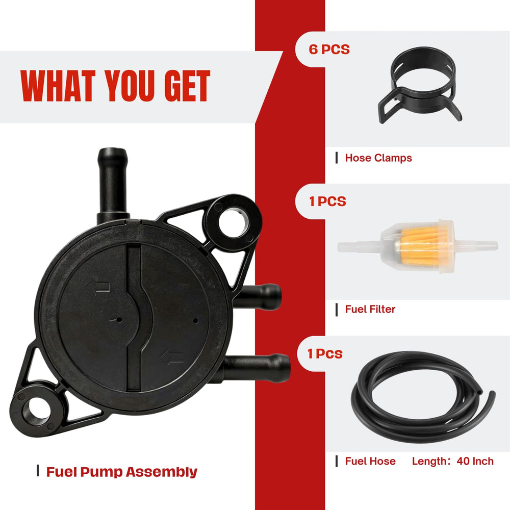 PFVF fuel pump packaging and label showing part number for easy identification