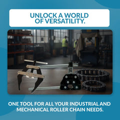 PGN Bearings tool beside a coin showing compact size and workshop convenience
