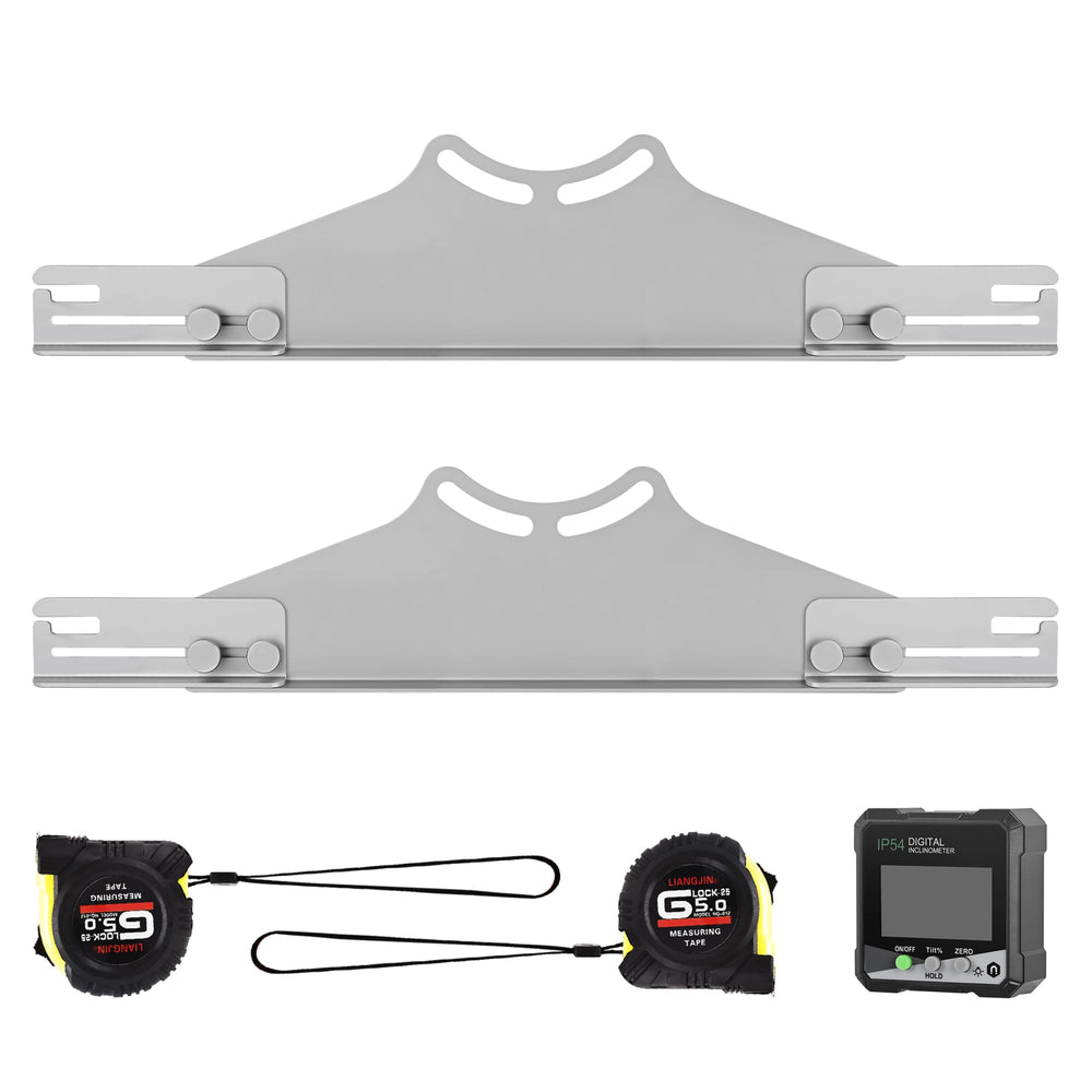 PHATRIP toe plates front view showing solid steel construction and clear reference surface