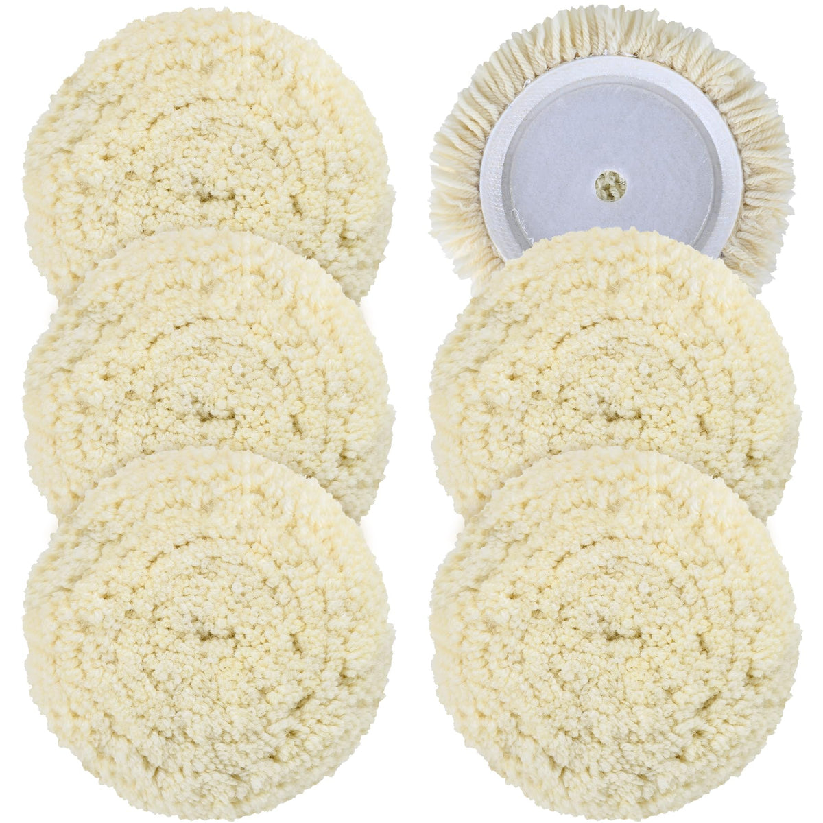 phepetroll front packaging showing six 7-inch wool pads and benefits