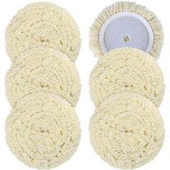 phepetroll front packaging showing six 7-inch wool pads and benefits