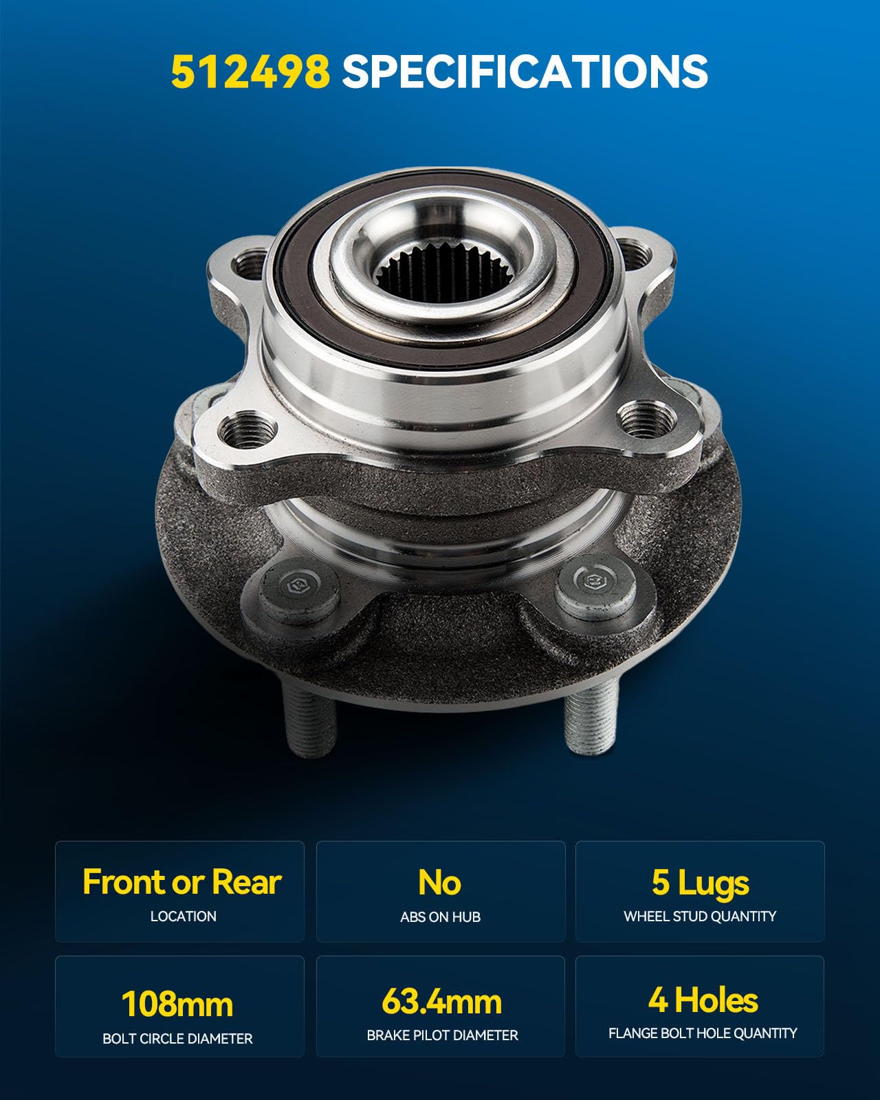 PHILTOP bearing raceway detail illustrating hardened steel for long service life