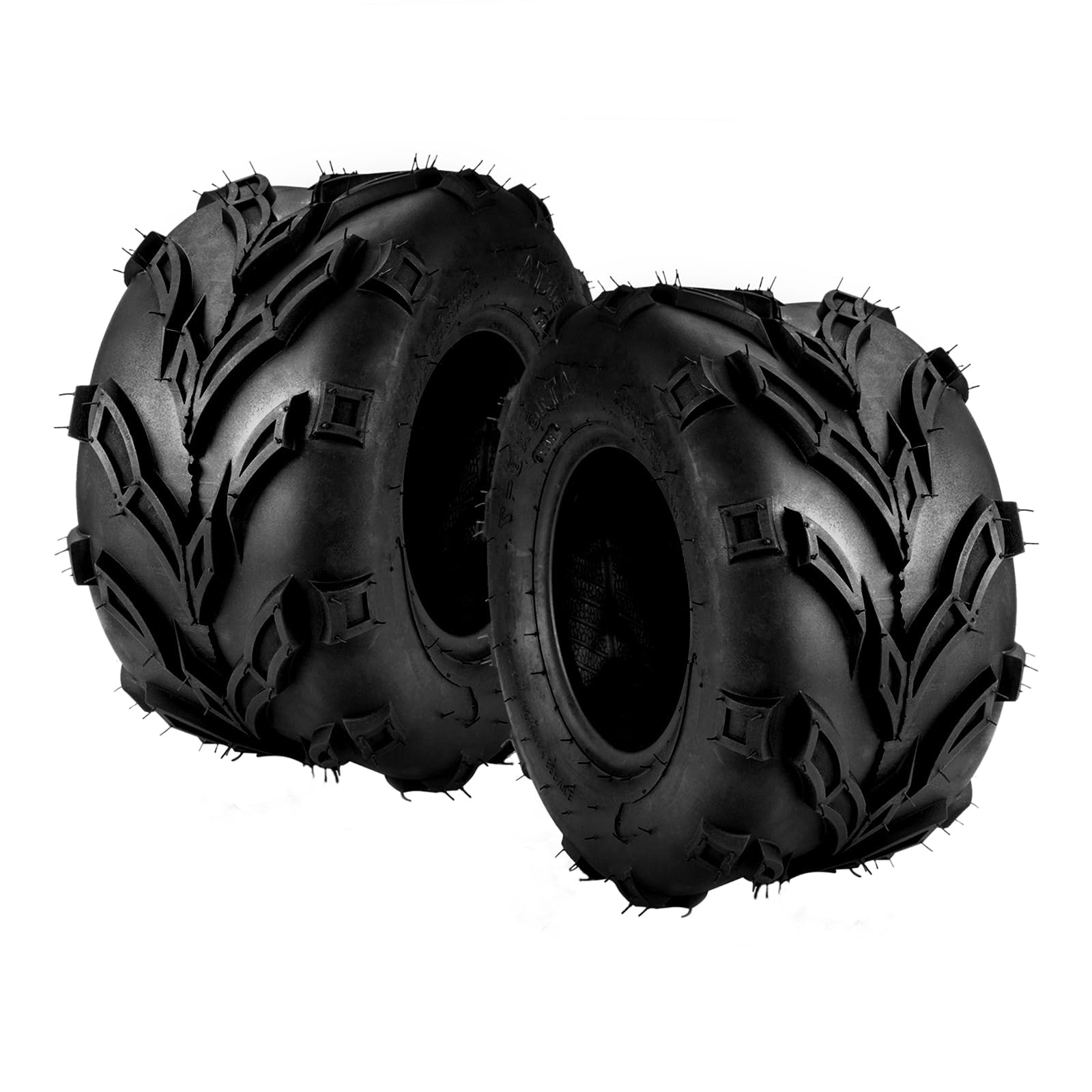 PHILTOP front profile of 16x8-7 tire showing aggressive tread for better grip