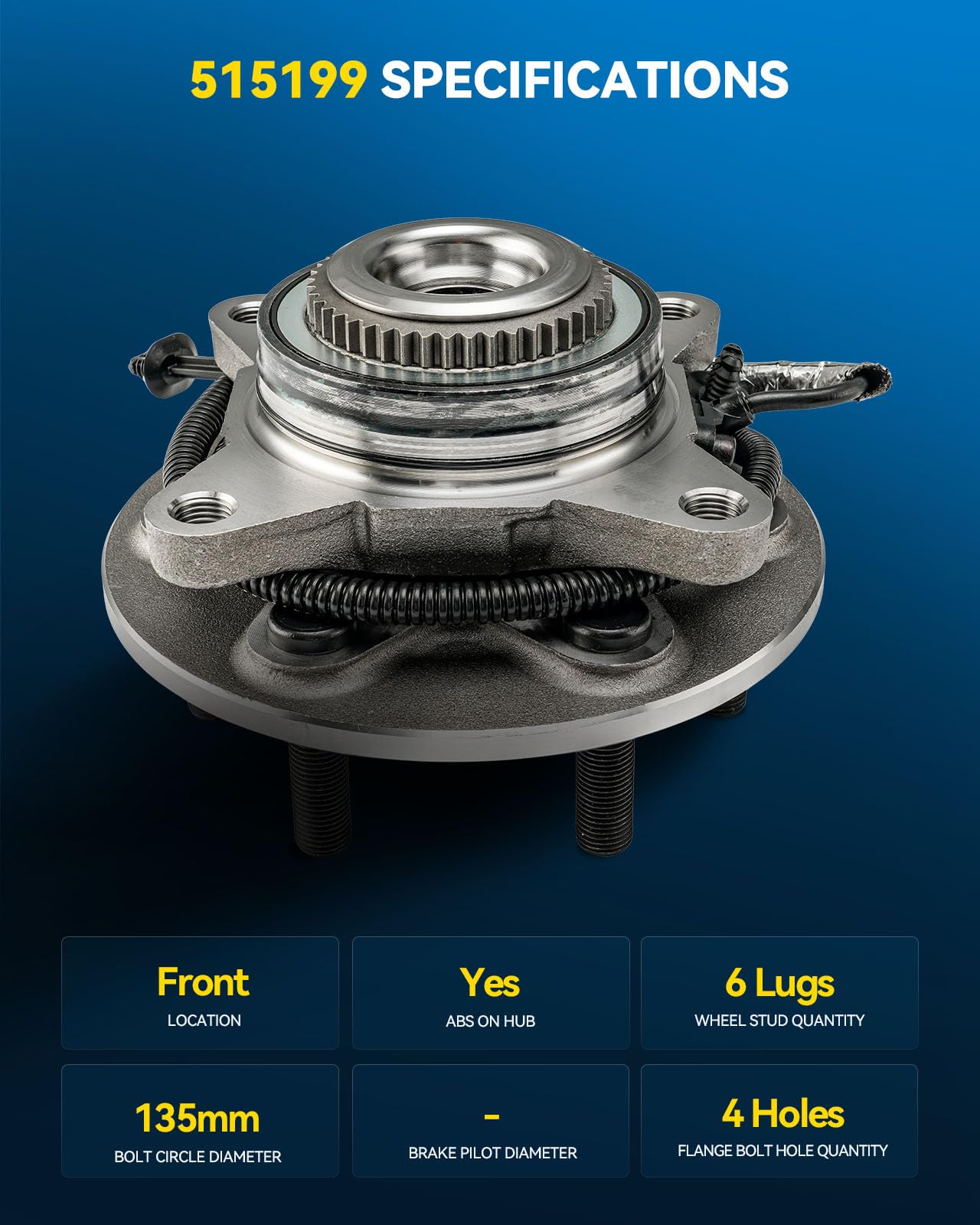 PHILTOP hub mounting face showing bolt pattern for accurate fitment benefit