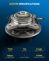 PHILTOP hub mounting face showing bolt pattern for accurate fitment benefit