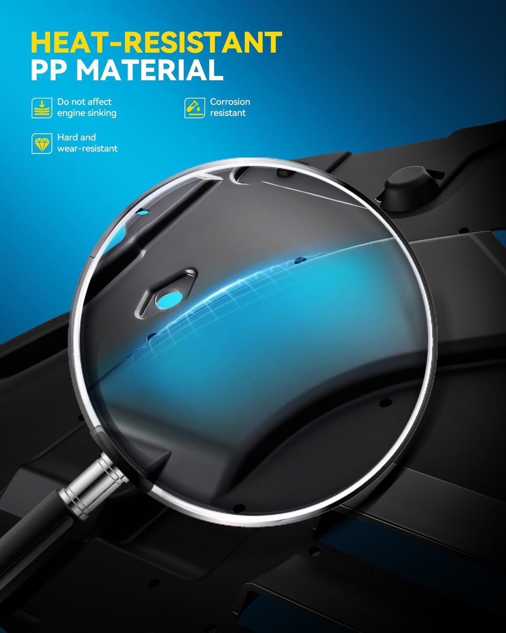 PHILTOP close-up of mounting hole showing precise factory alignment