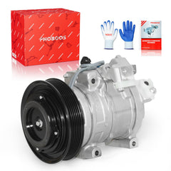 PHOBOOS compressor front assembly showing full unit and fitment benefit