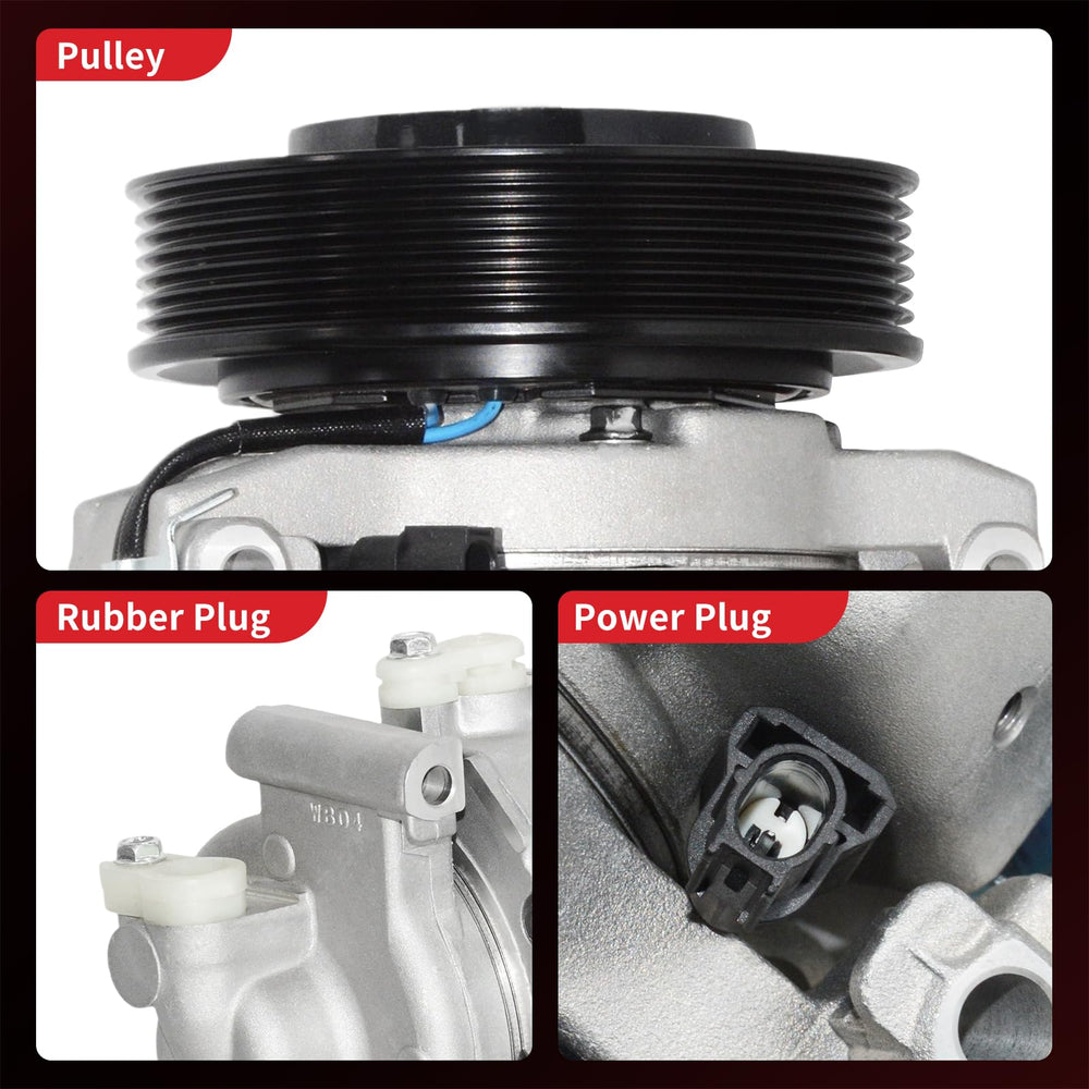 PHOBOOS compressor installed in vehicle lifestyle shot illustrating improved cabin cooling