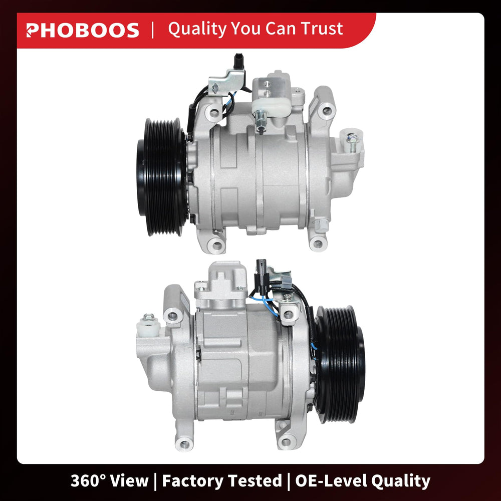 PHOBOOS compressor installed in Accord engine bay demonstrating direct fit