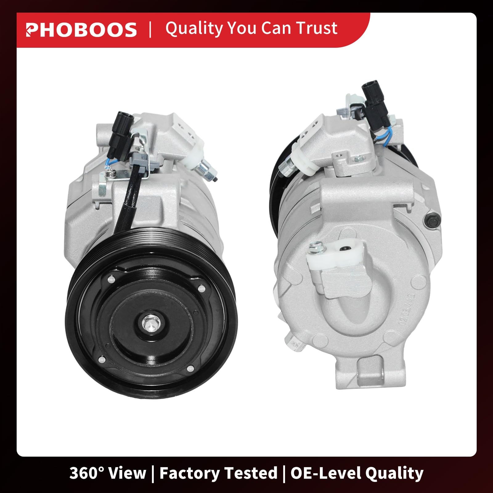 PHOBOOS packaging showing protected shipping and included installation parts