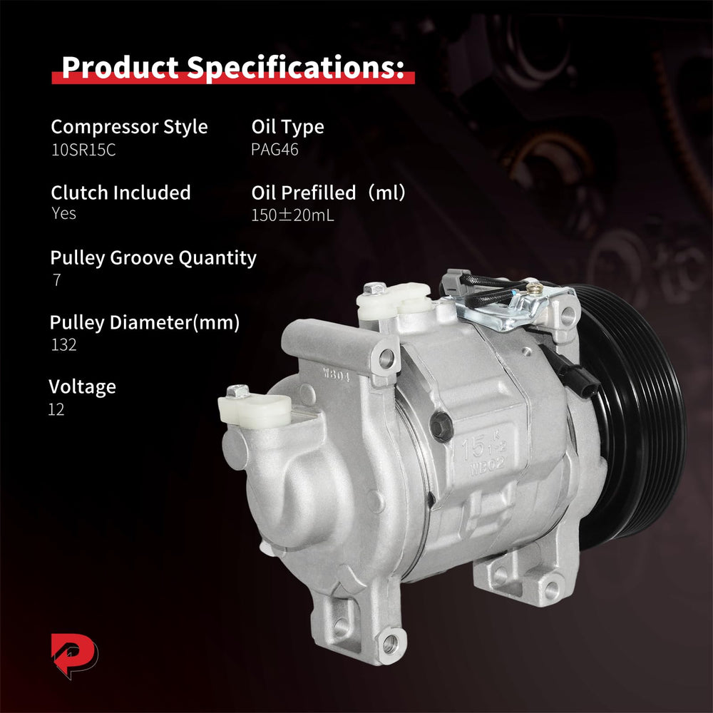 PHOBOOS pulley detail with 7 grooves and 132mm diameter for correct fit