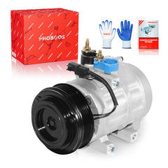 PHOBOOS front view compressor showing compact OEM-fit design and reliable cooling