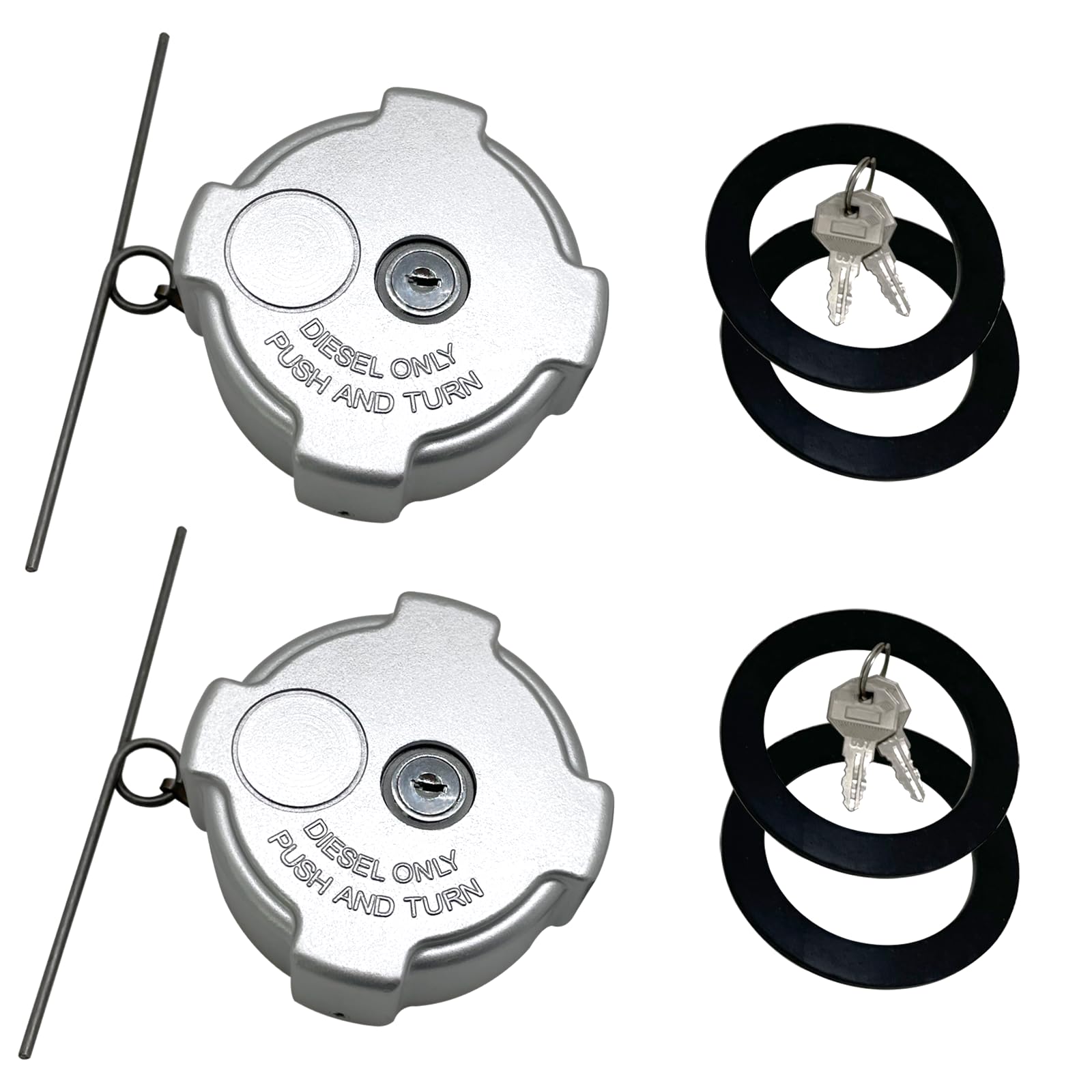 Phoddar front packaging showing locking fuel cap set and benefits