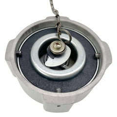 Phoddar cap installed on Freightliner filler neck showing proper fit