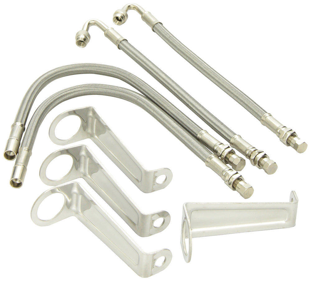Phoenix USA AML1 front angle showing braided stainless extensions for easier inflation