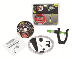 Phoenix Systems V-5 attached to car bleeder screw demonstrating one-person bleeding