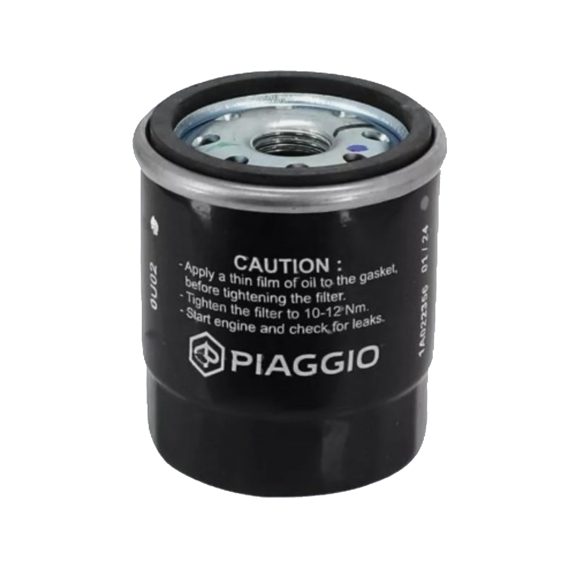 Piaggio Vespa oil filter close-up of filter media and seal delivering reliable filtration