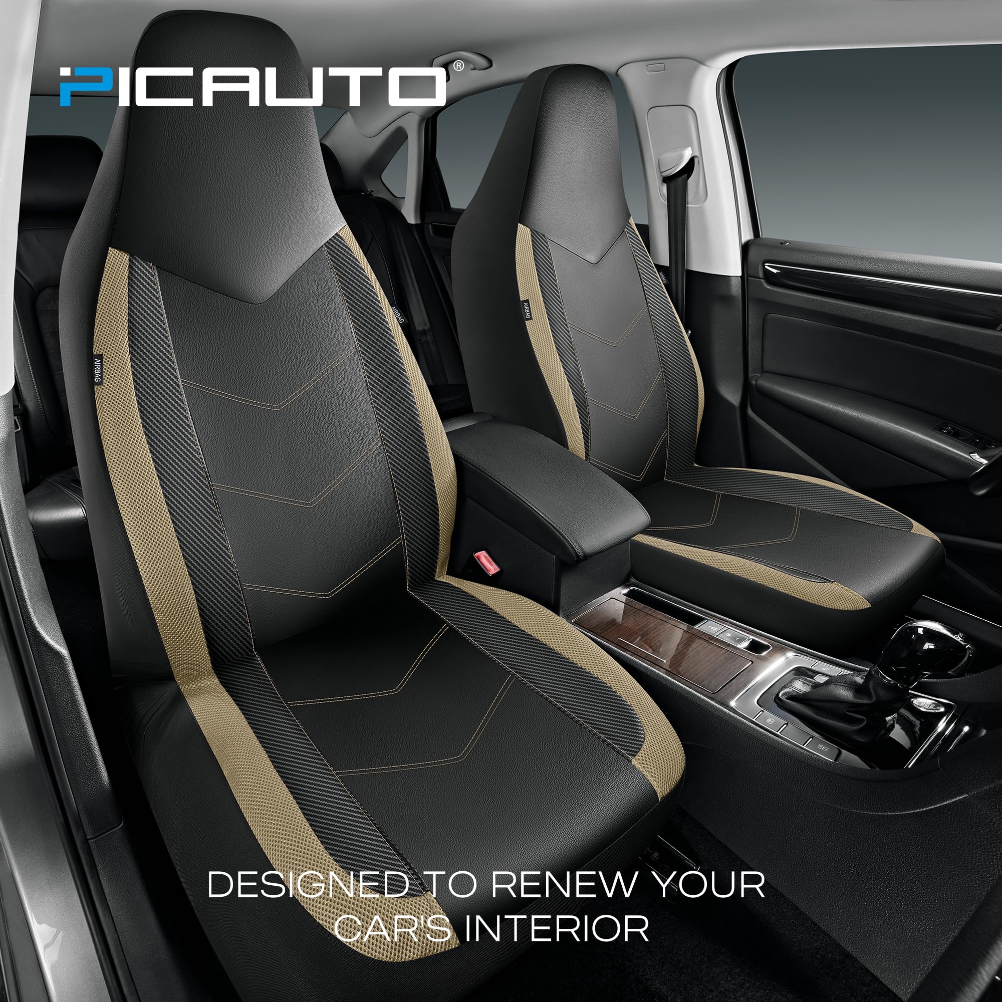 PIC AUTO carbon fiber trim close-up highlighting durable stylish accent