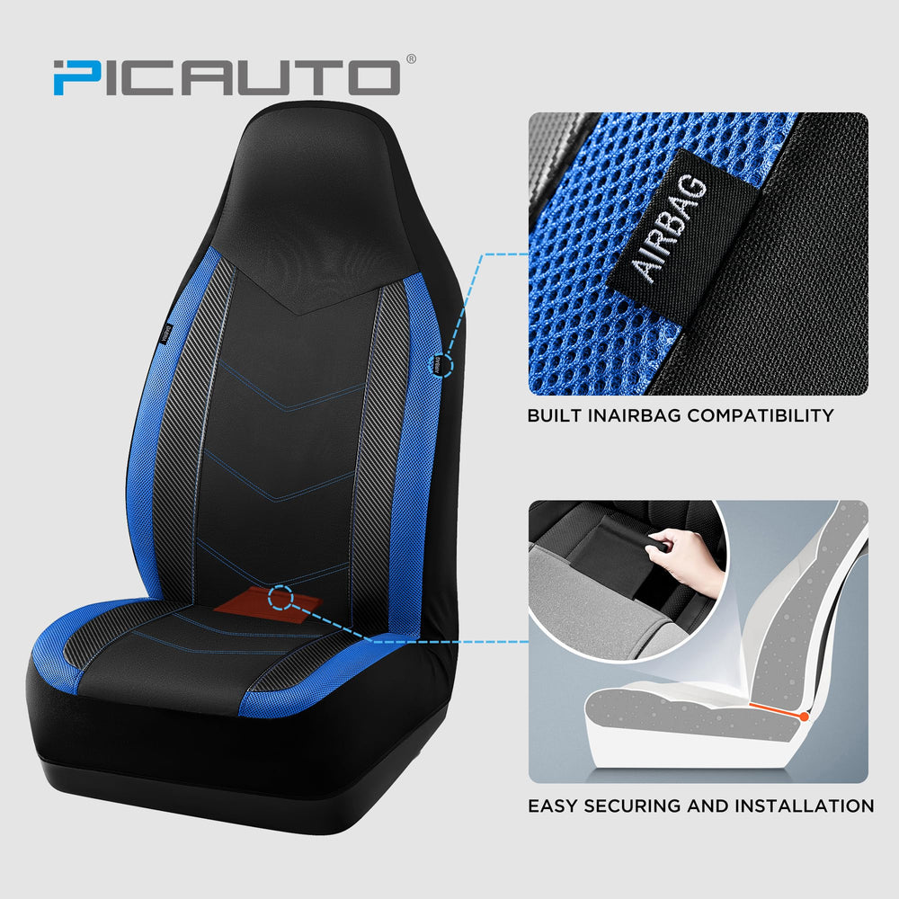PIC AUTO mesh side panel detail improving airflow and cooling comfort