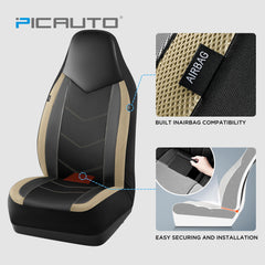 PIC AUTO mesh ventilation panel close-up improving airflow and comfort