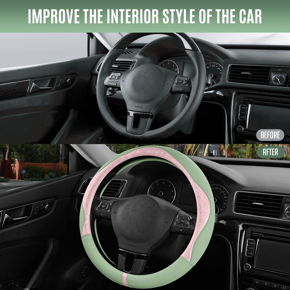 PIC AUTO detailed shot of stitching and edge finish for long-lasting wear