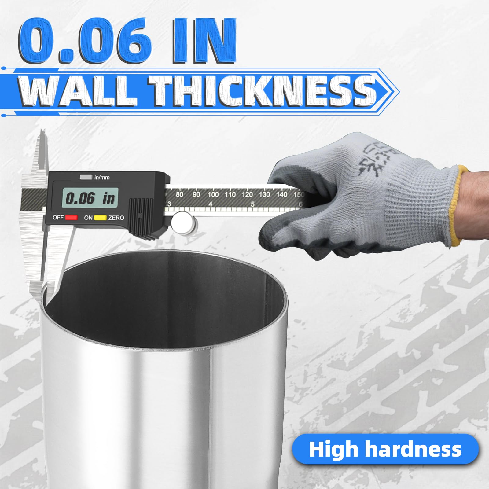 Piclafe pipe next to tape measure showing 40-inch length for accurate planning