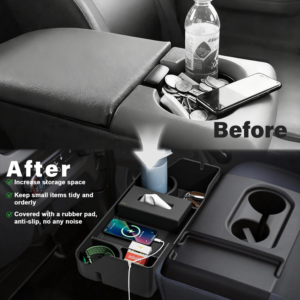 PICURA in truck cab lifestyle scene enhancing organization and convenience
