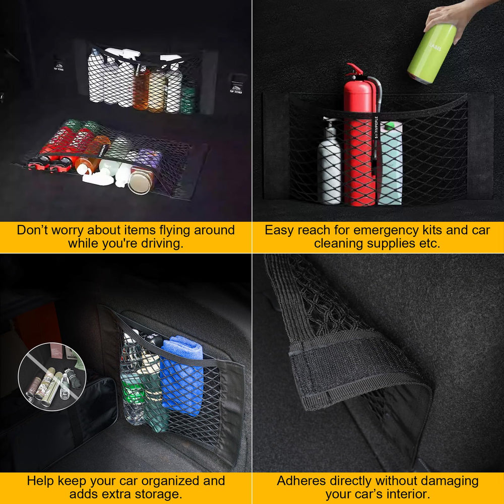 PIFOOG net installed on RV door maximizing storage and accessibility
