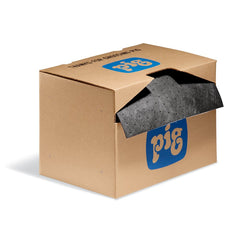 PIG dispenser box front view showing compact storage and quick access benefit