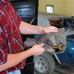 PIG perforation detail showing easy-tear sections to reduce waste