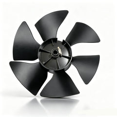 PIHIL fan blade front view showing full 10.5 inch profile and balanced vanes for quieter airflow