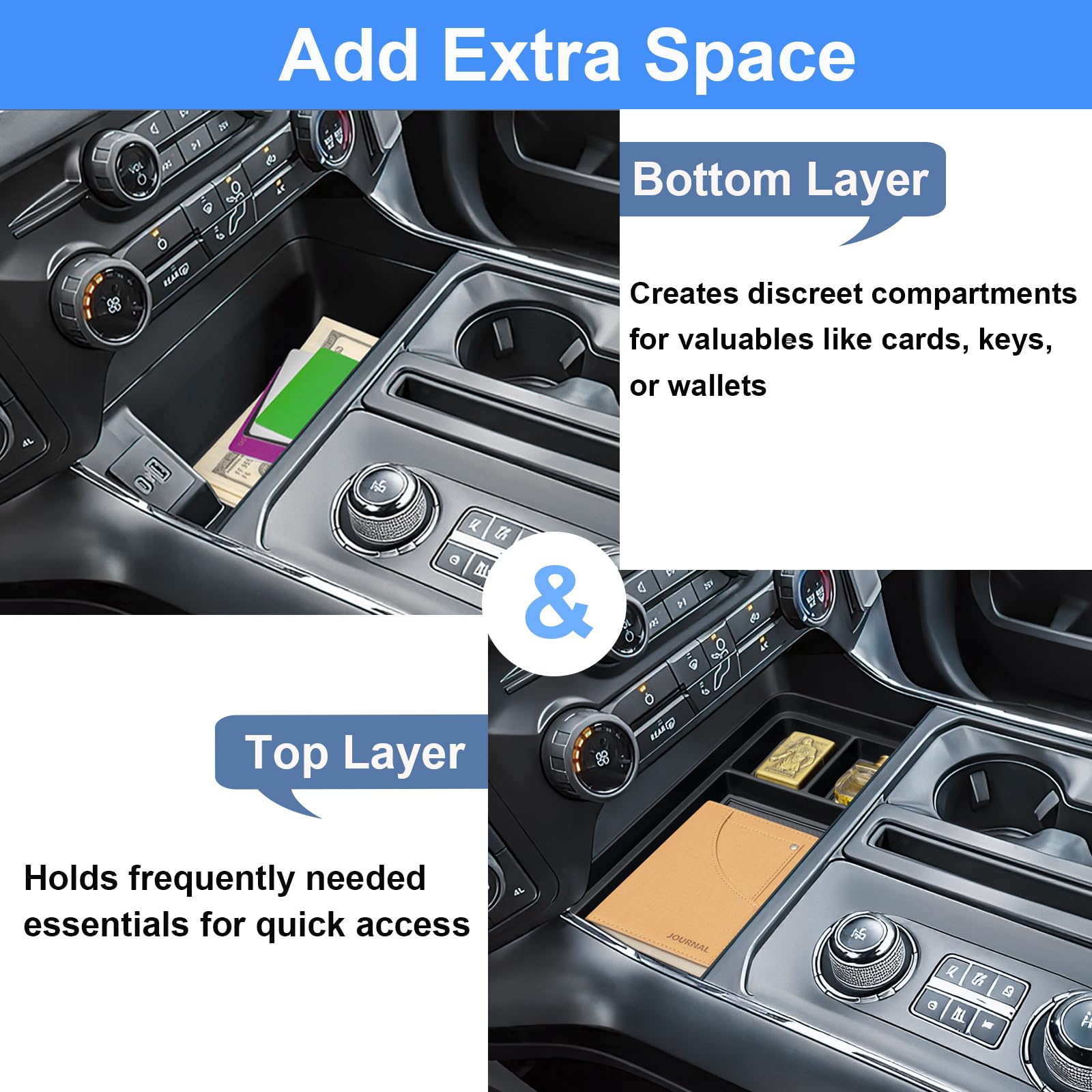 PIMCAR anti-slip rubber pads reducing rattles while driving
