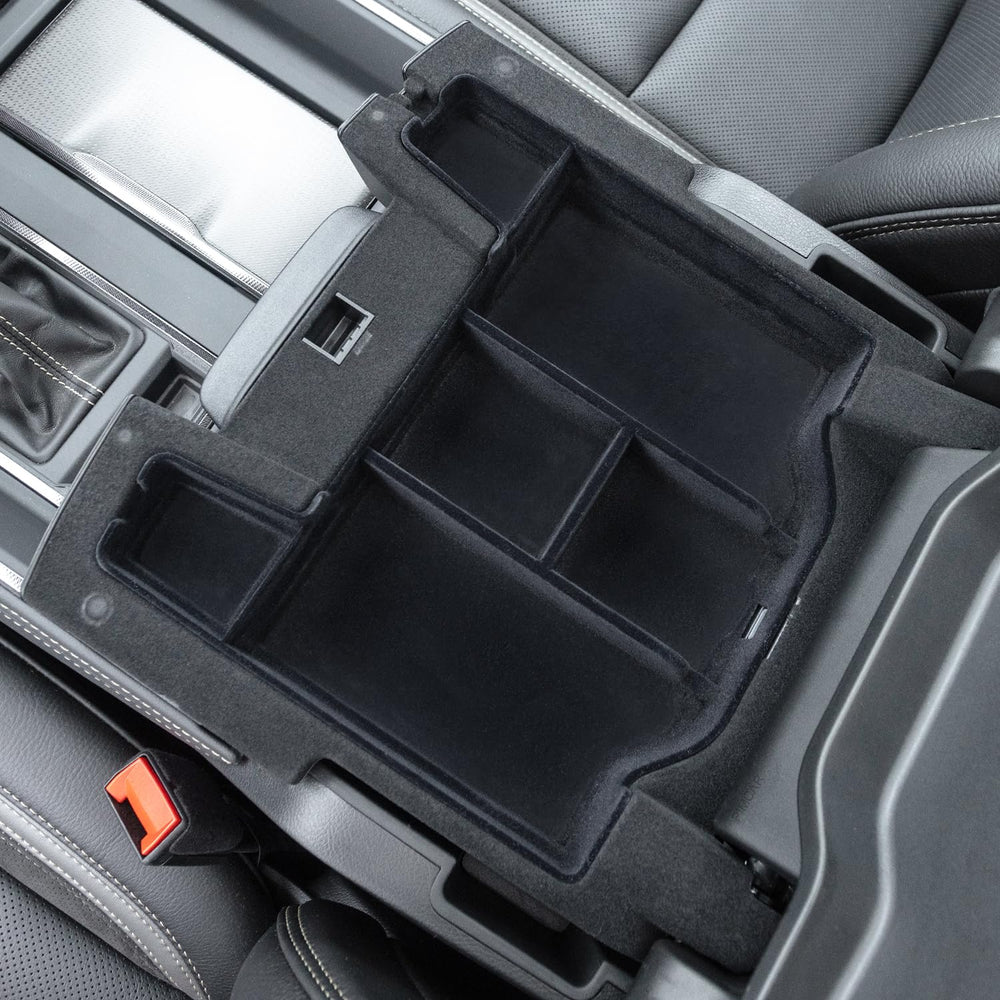 PIMCAR organizer holding phone, sunglasses and keys for organized storage