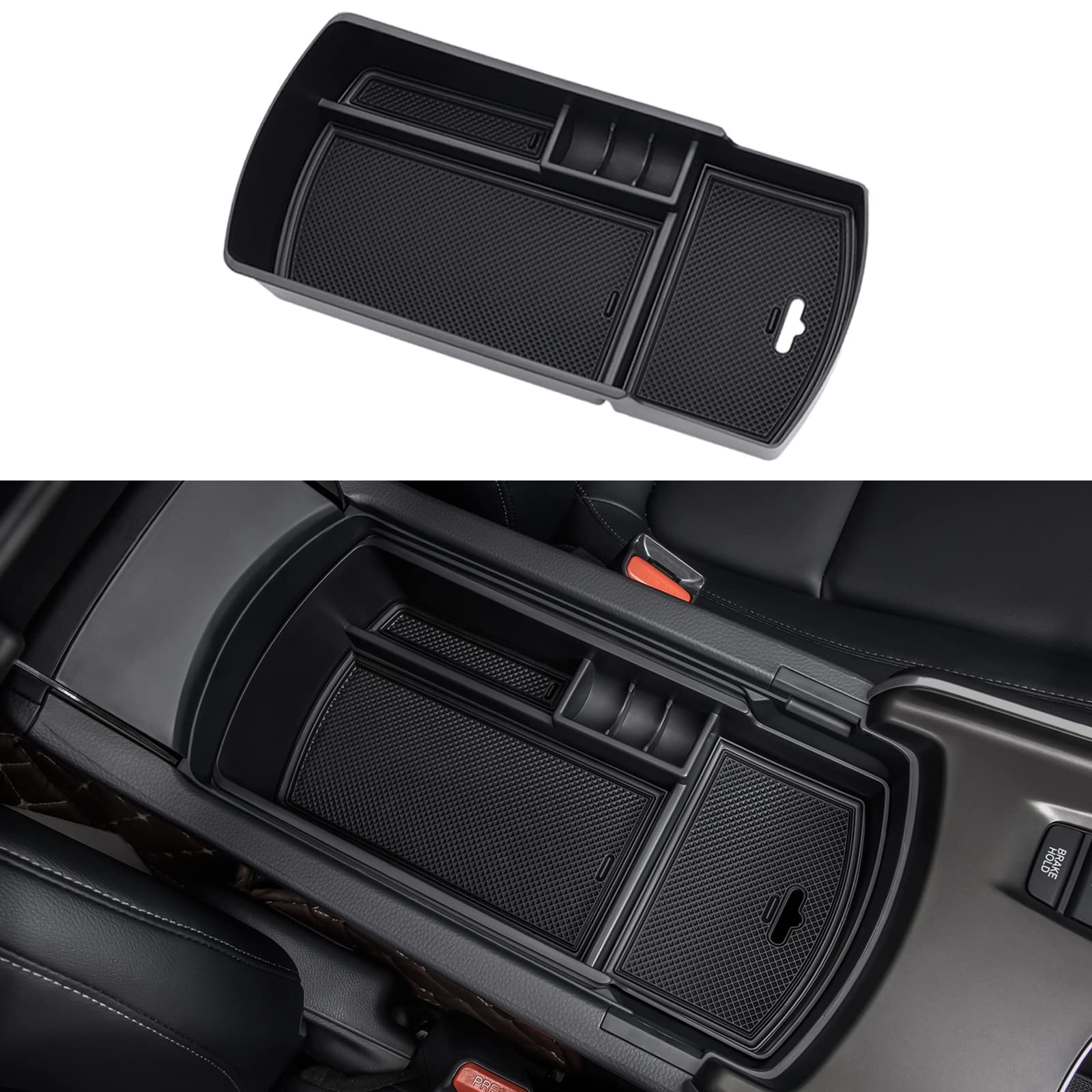 PIMCAR console in use with phone and keys showing easy access