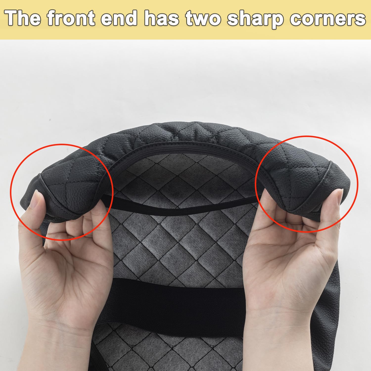 PIMCAR lifestyle shot of driver using padded armrest improving driving comfort